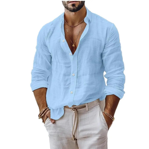 Camisa mare blu