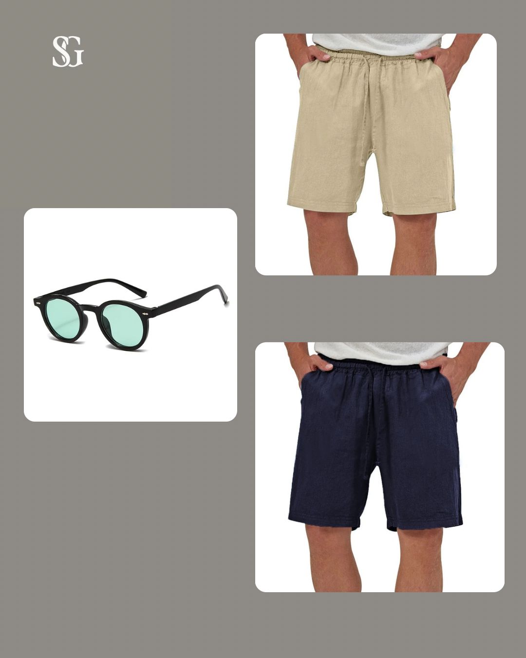 kits short+oculos